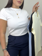 Camiseta basica manga corta