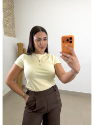 Camiseta basica manga corta