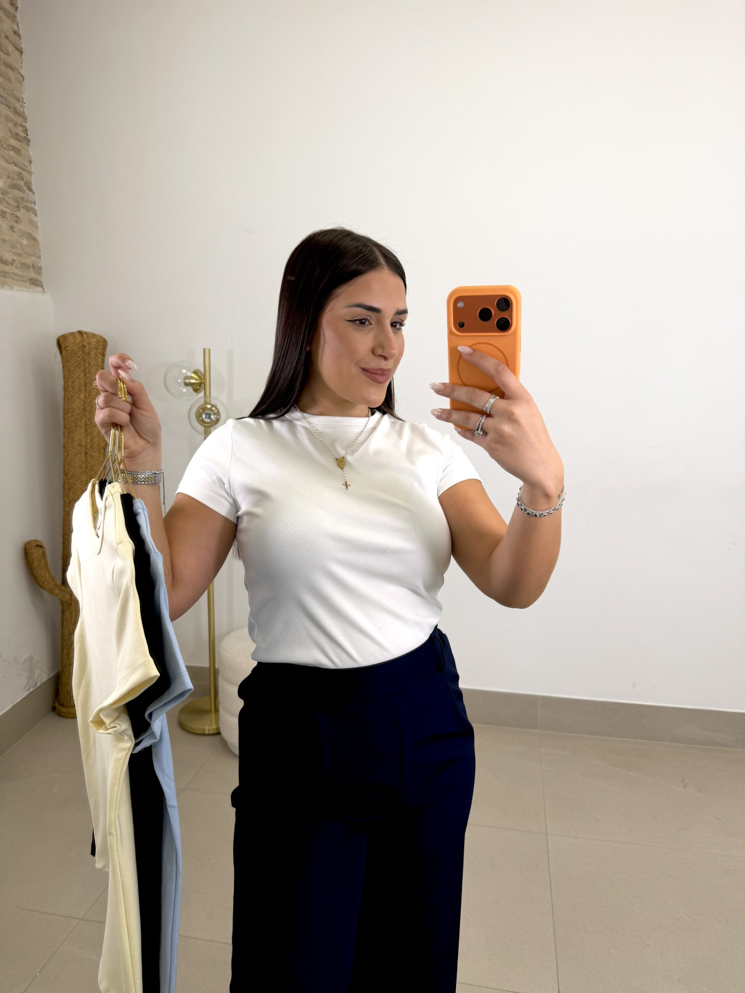 Camiseta basica manga corta