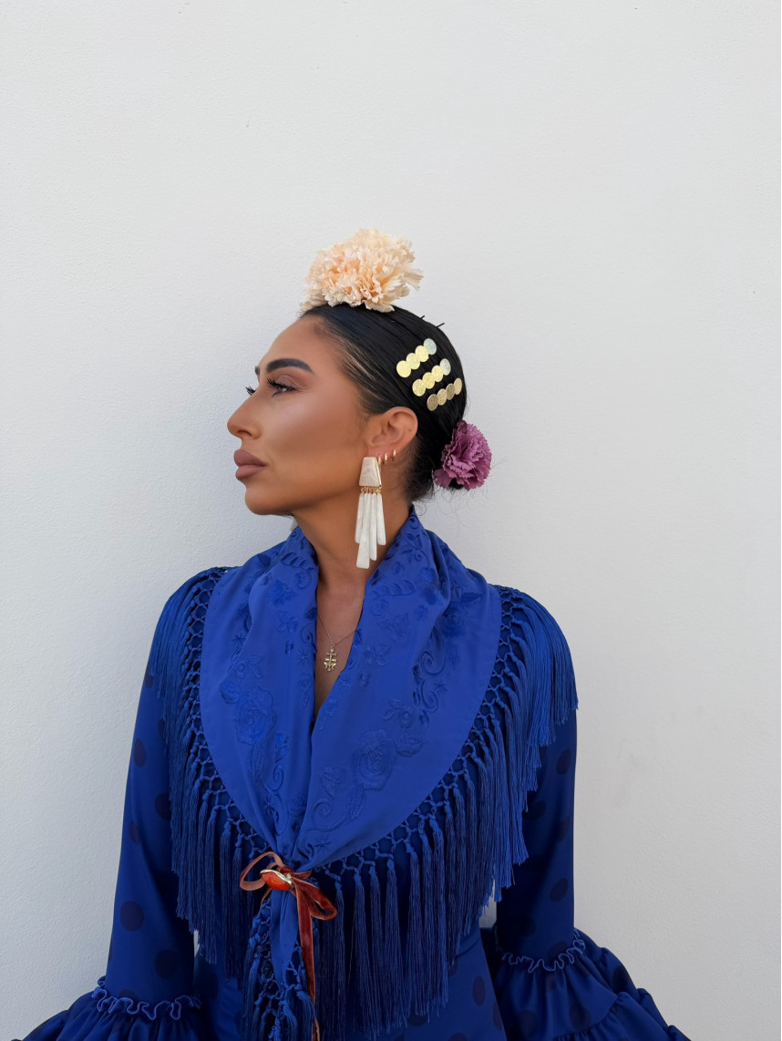 peina monedas pequeñas doradas