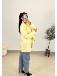 blazer basica amarilla