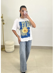 Camiseta Blos Som blanca