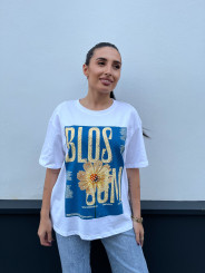 Camiseta Blos Som blanca