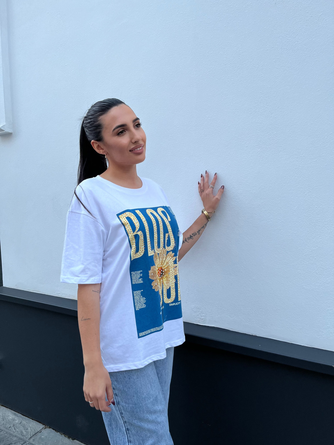 Camiseta Blos Som blanca