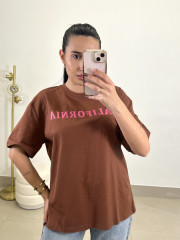 Camiseta california marron