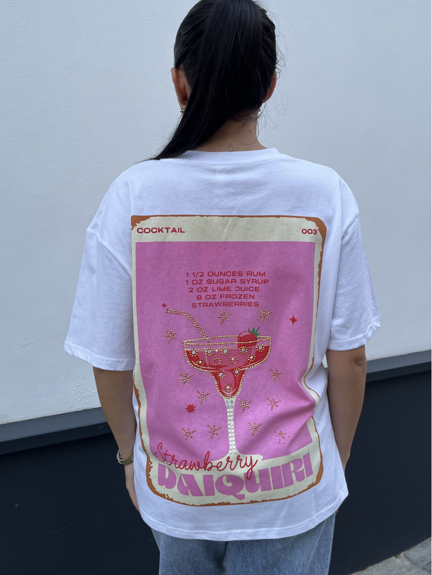 Camiseta daiquiri blanca