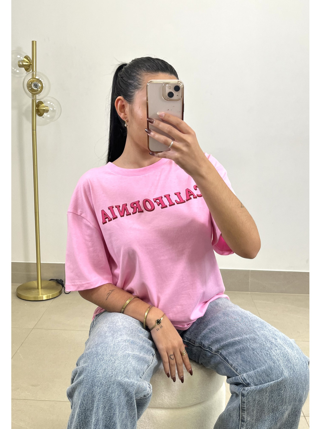 Camiseta california rosa