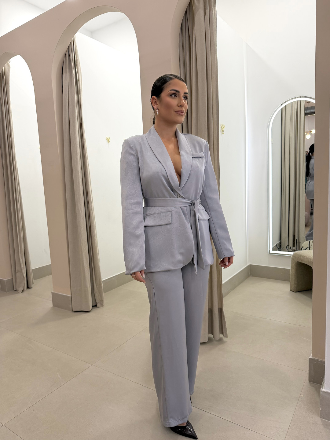 Conjunto Sevilla gris claro