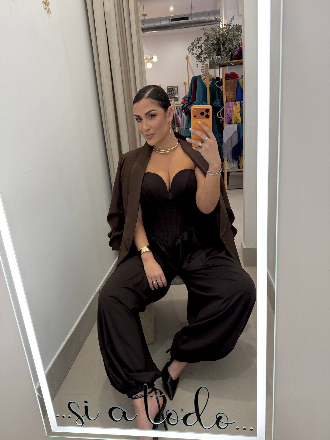 Mono Samantha marron