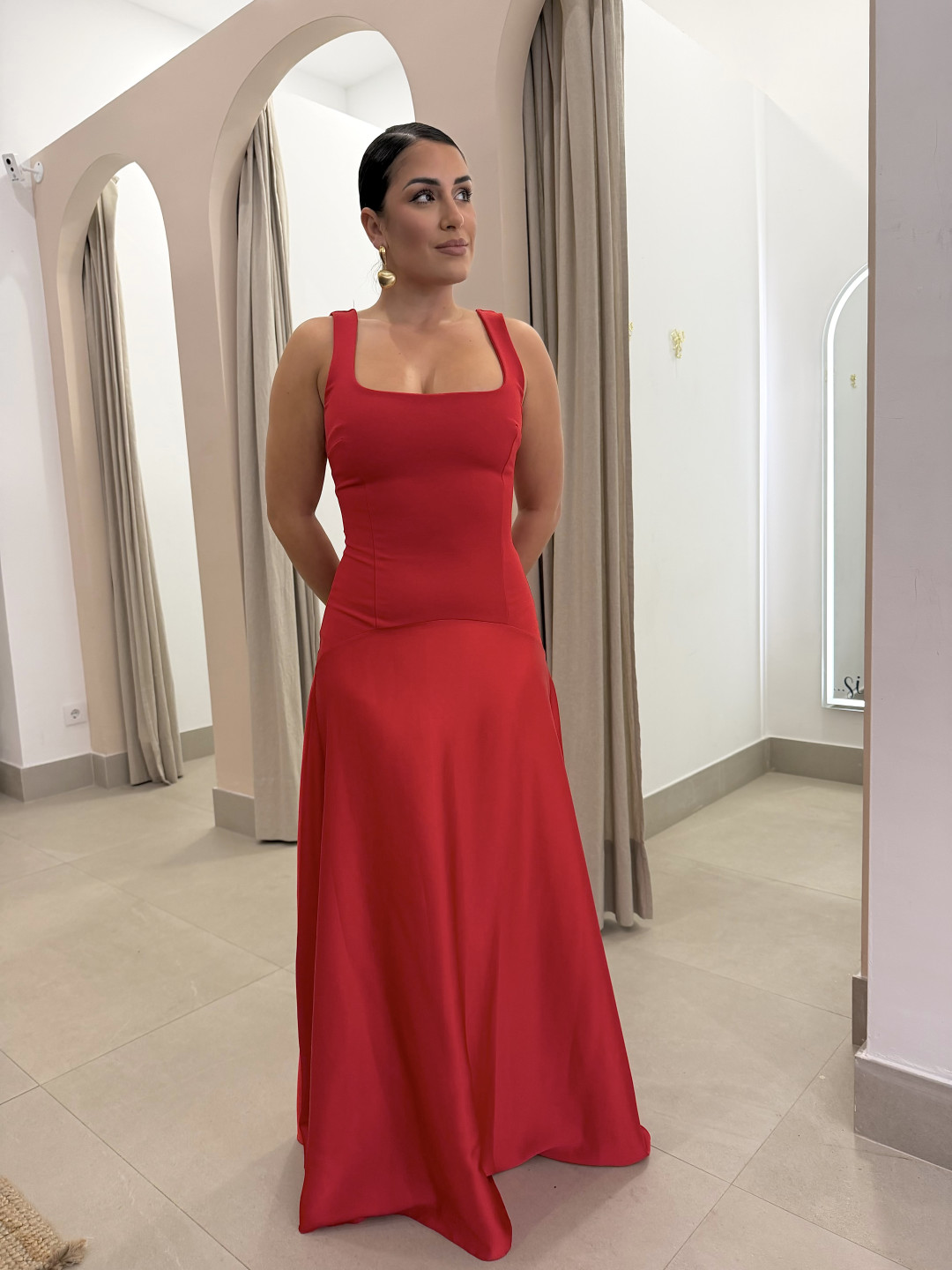 vestido anastasia rojo