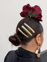 peina brocada dorada