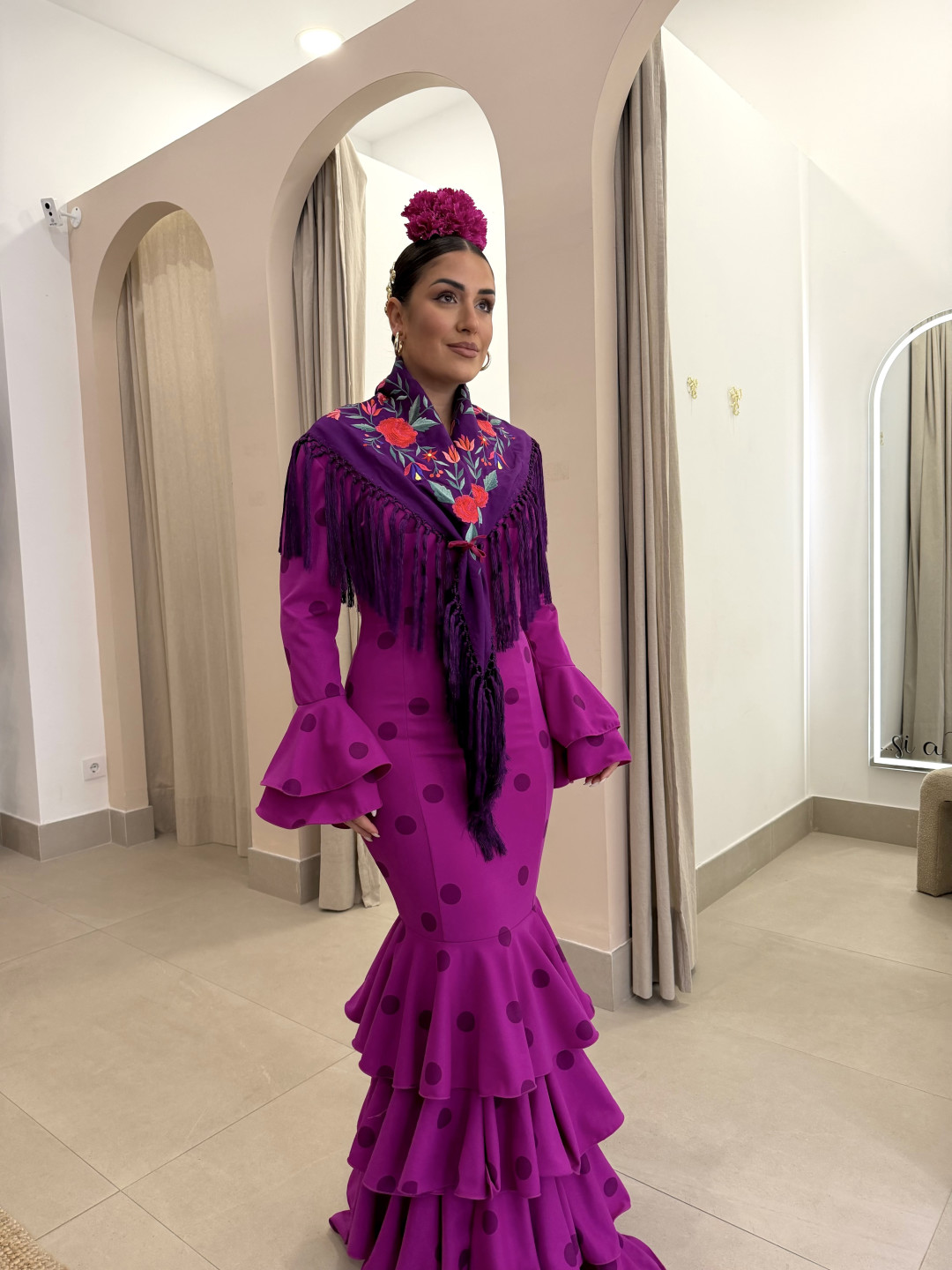 Vestido flamenca Cayetana