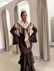 Vestido Triana marron