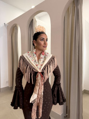 Vestido Triana marron