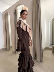 Vestido Triana marron