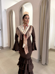 Vestido Triana marron