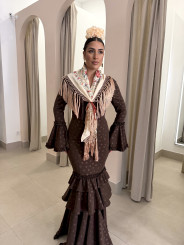 Vestido Triana marron