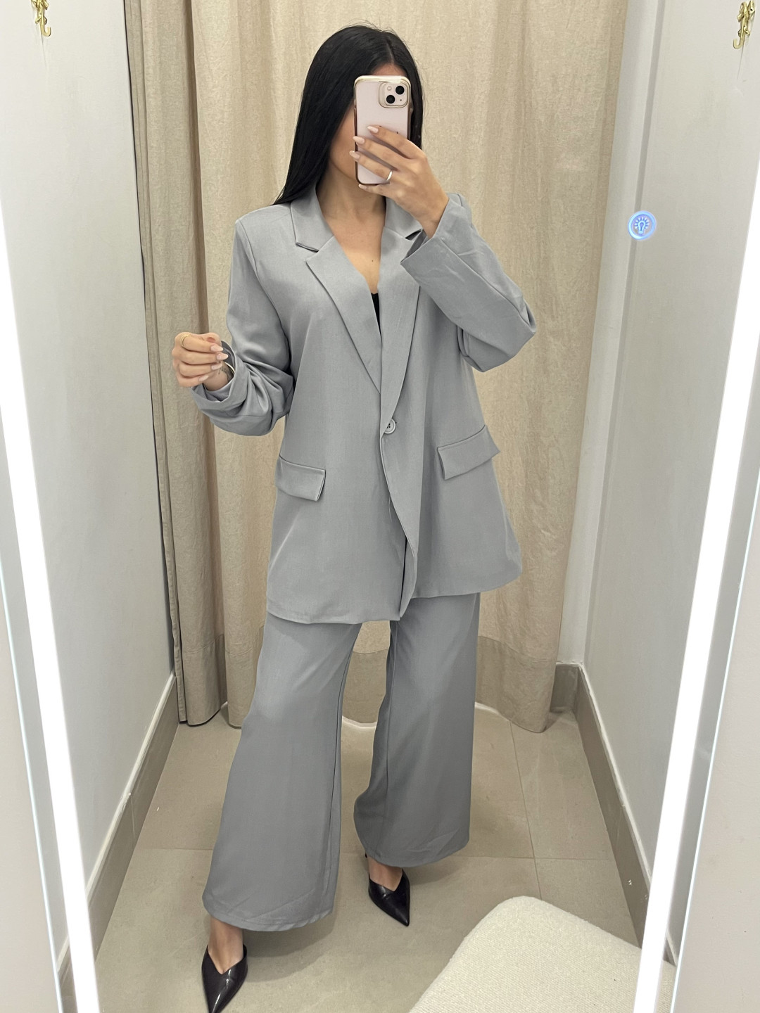 Conjunto valentina gris