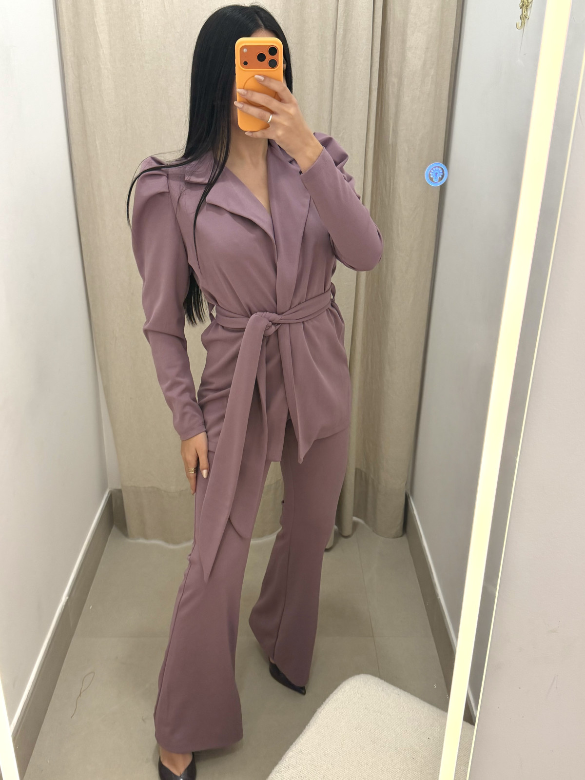 Conjunto Marzo malva empolvado