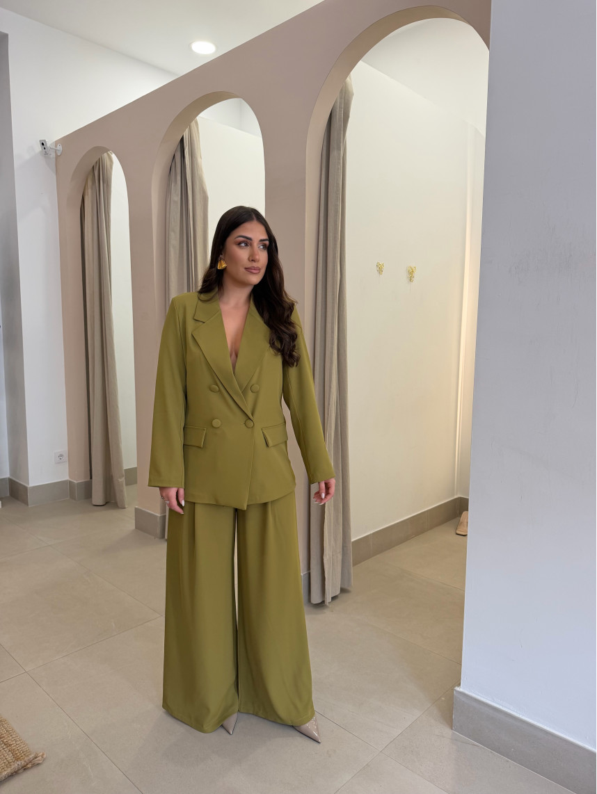 Pantalon milan verde oliva