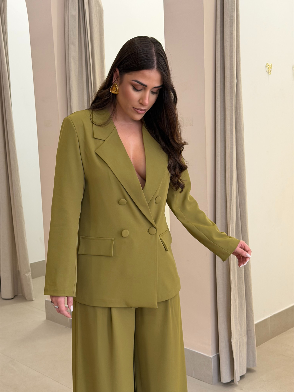 Blazer Milan verde oliva