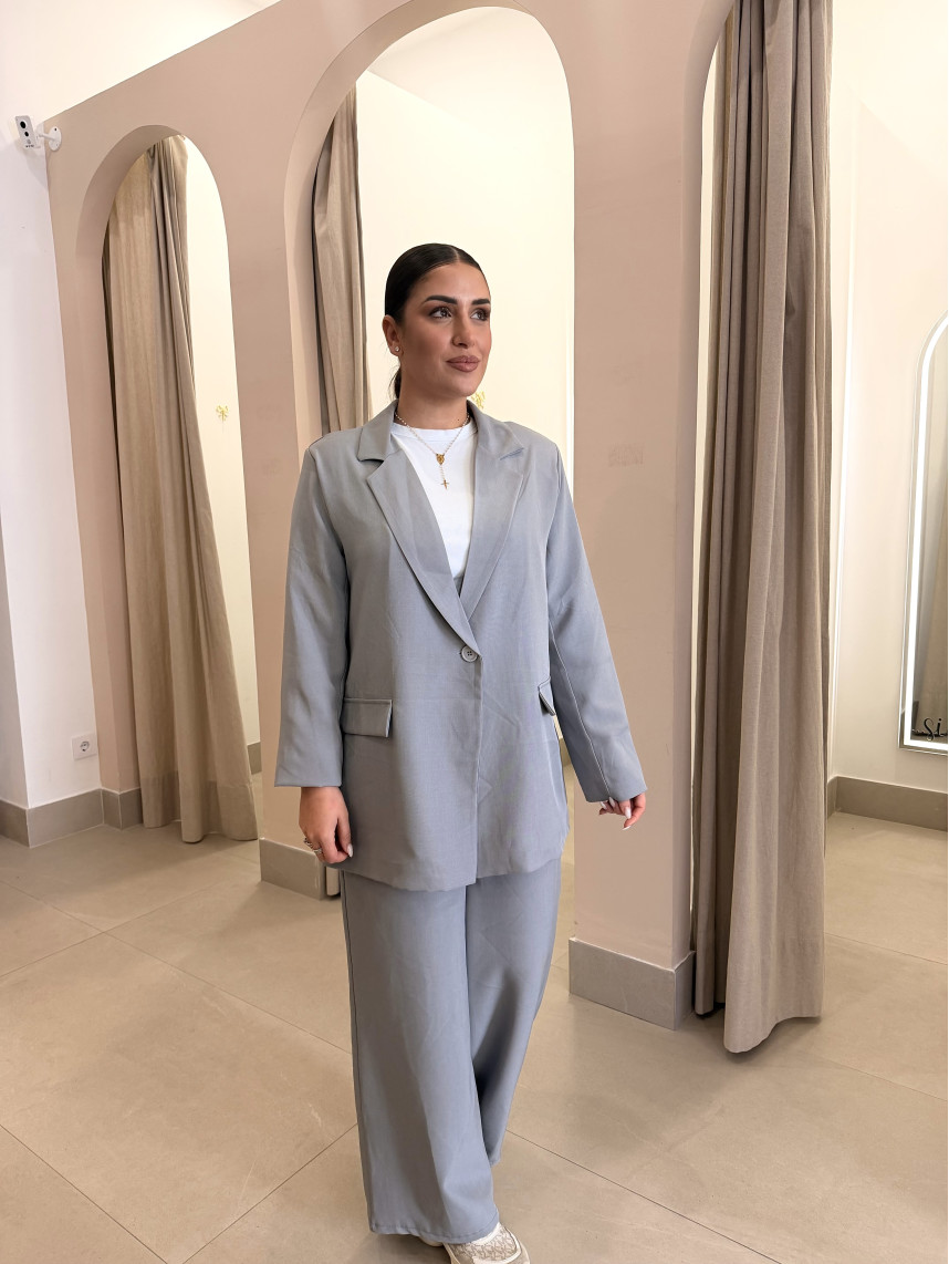 Conjunto valentina gris