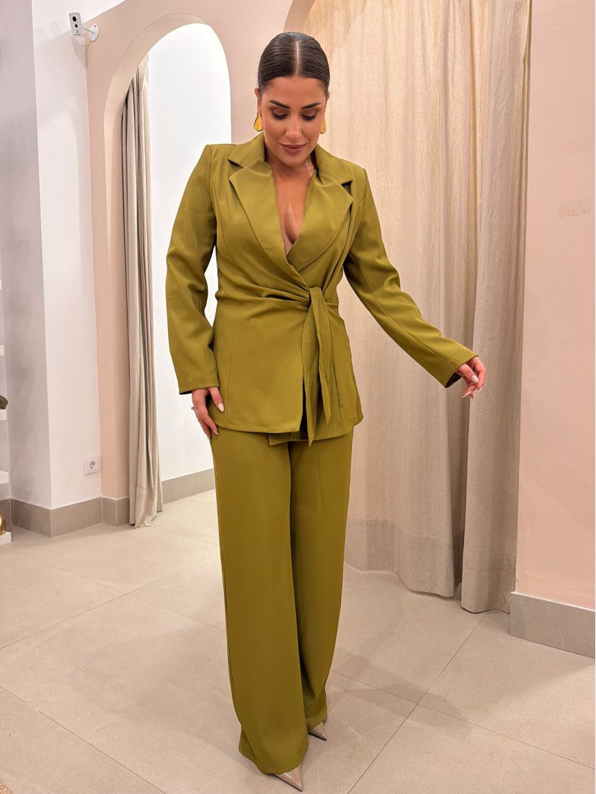 Pantalon venecia verde oliva