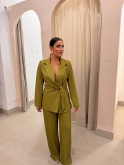 Pantalon venecia verde oliva