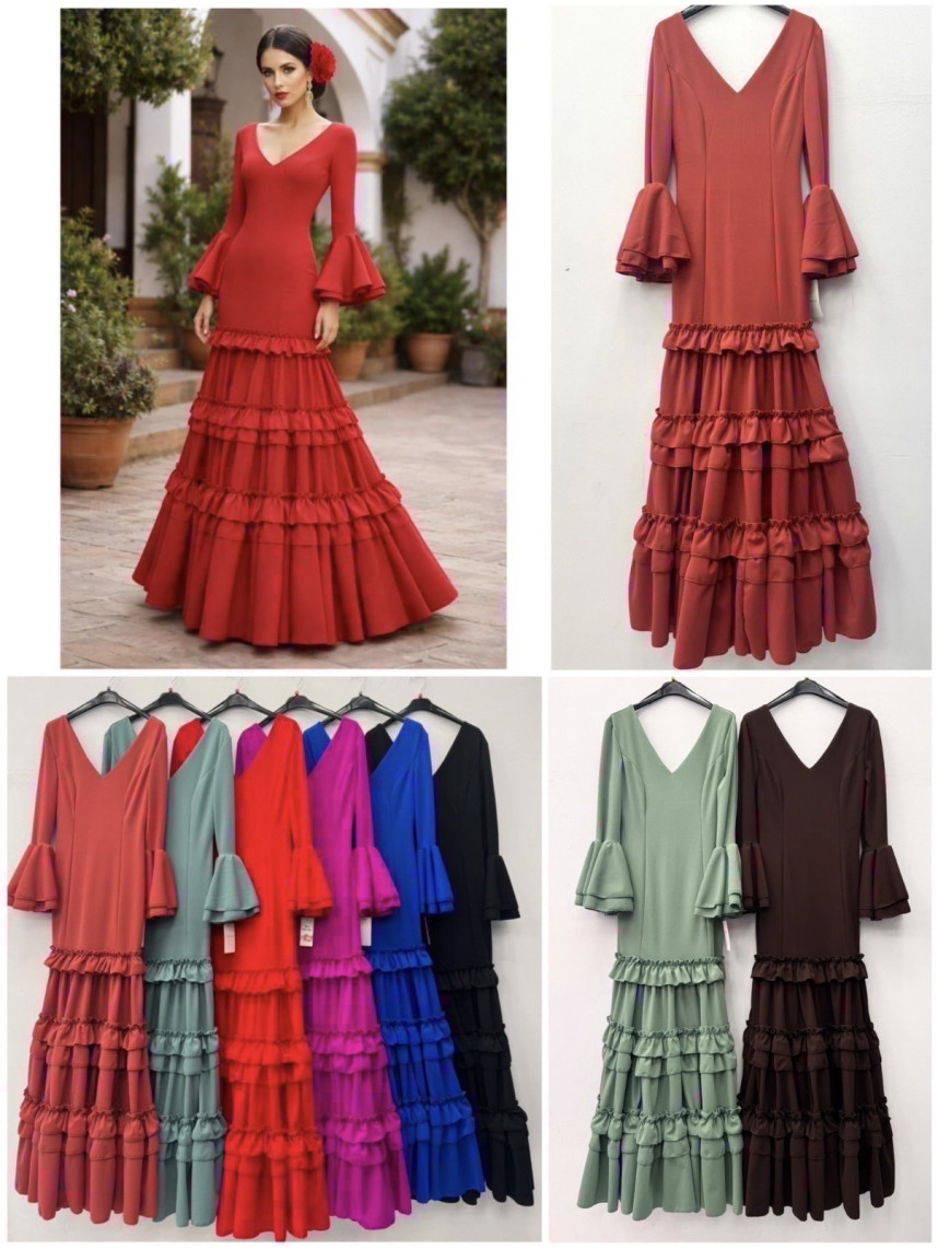 Vestido belmonte marron chocolate