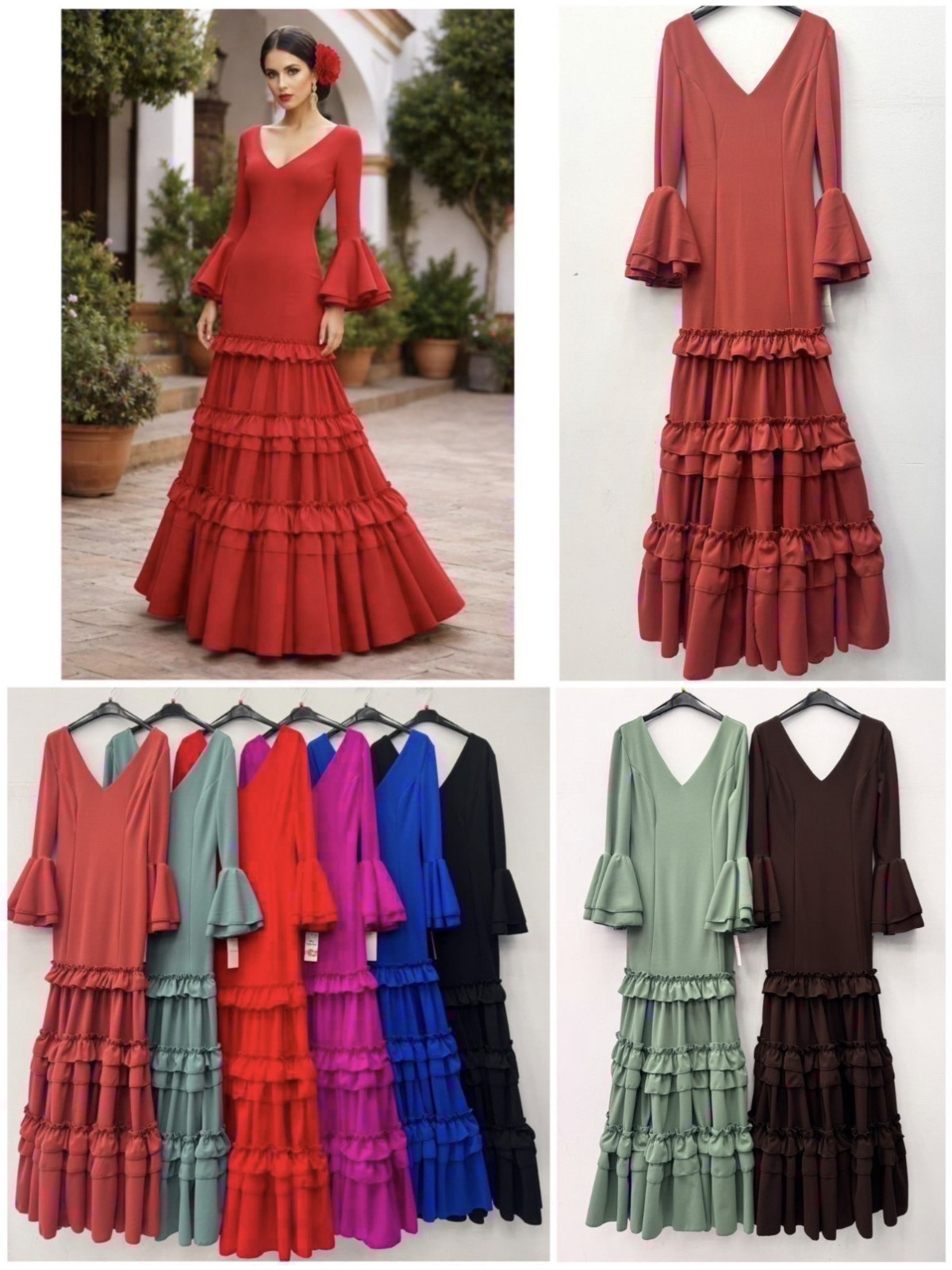 Vestido belmonte marron chocolate