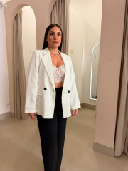 blazer martina blanca