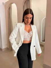 blazer martina blanca