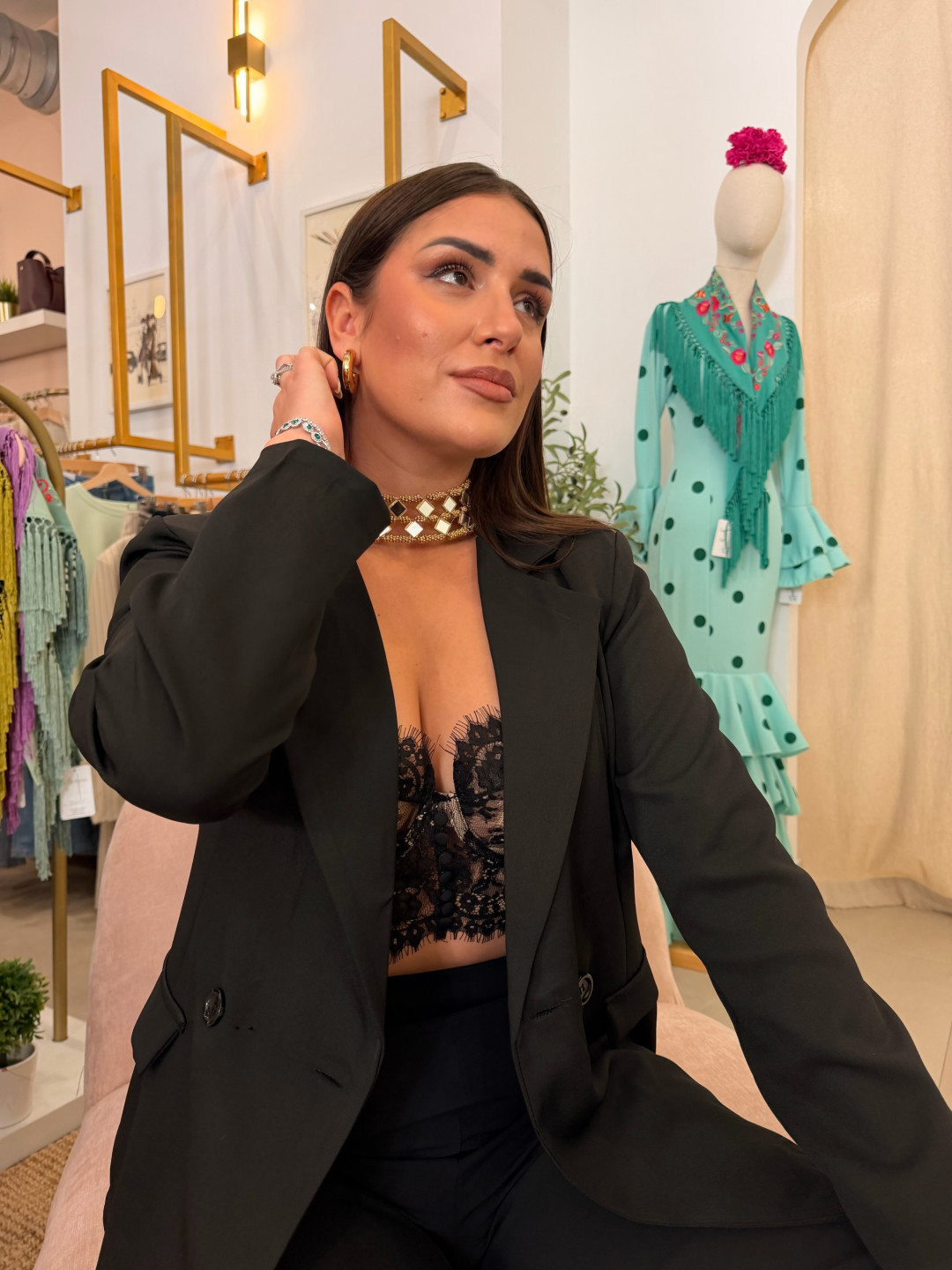 Blazer martina negra