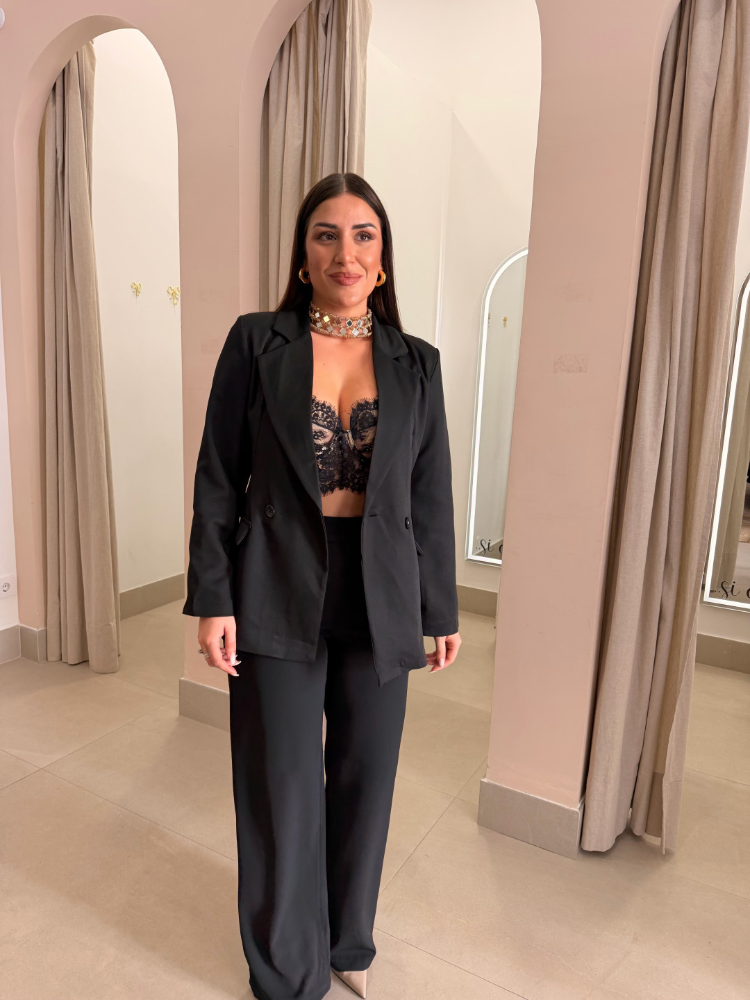 Blazer martina negra