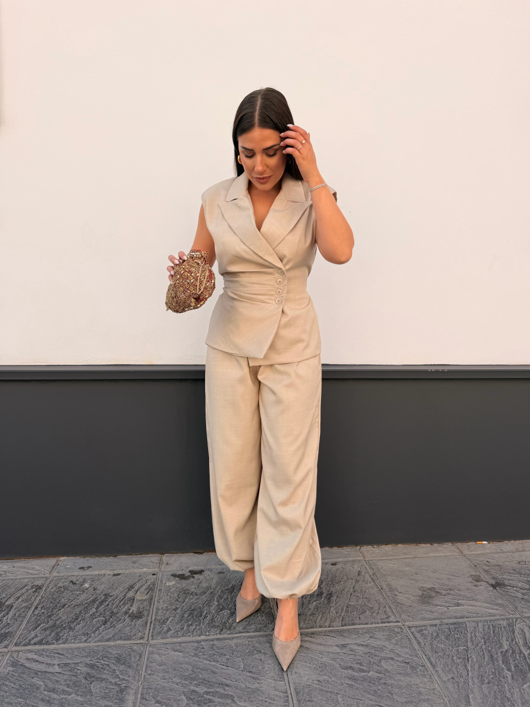 Conjunto Clara camel