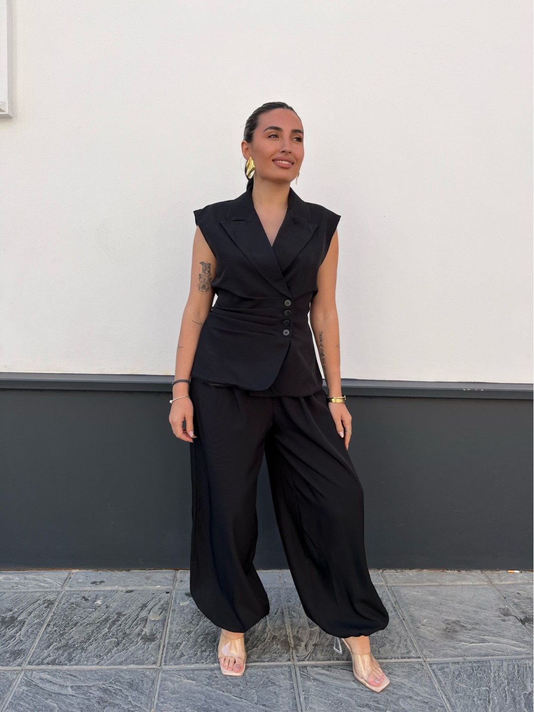 Conjunto Clara negro