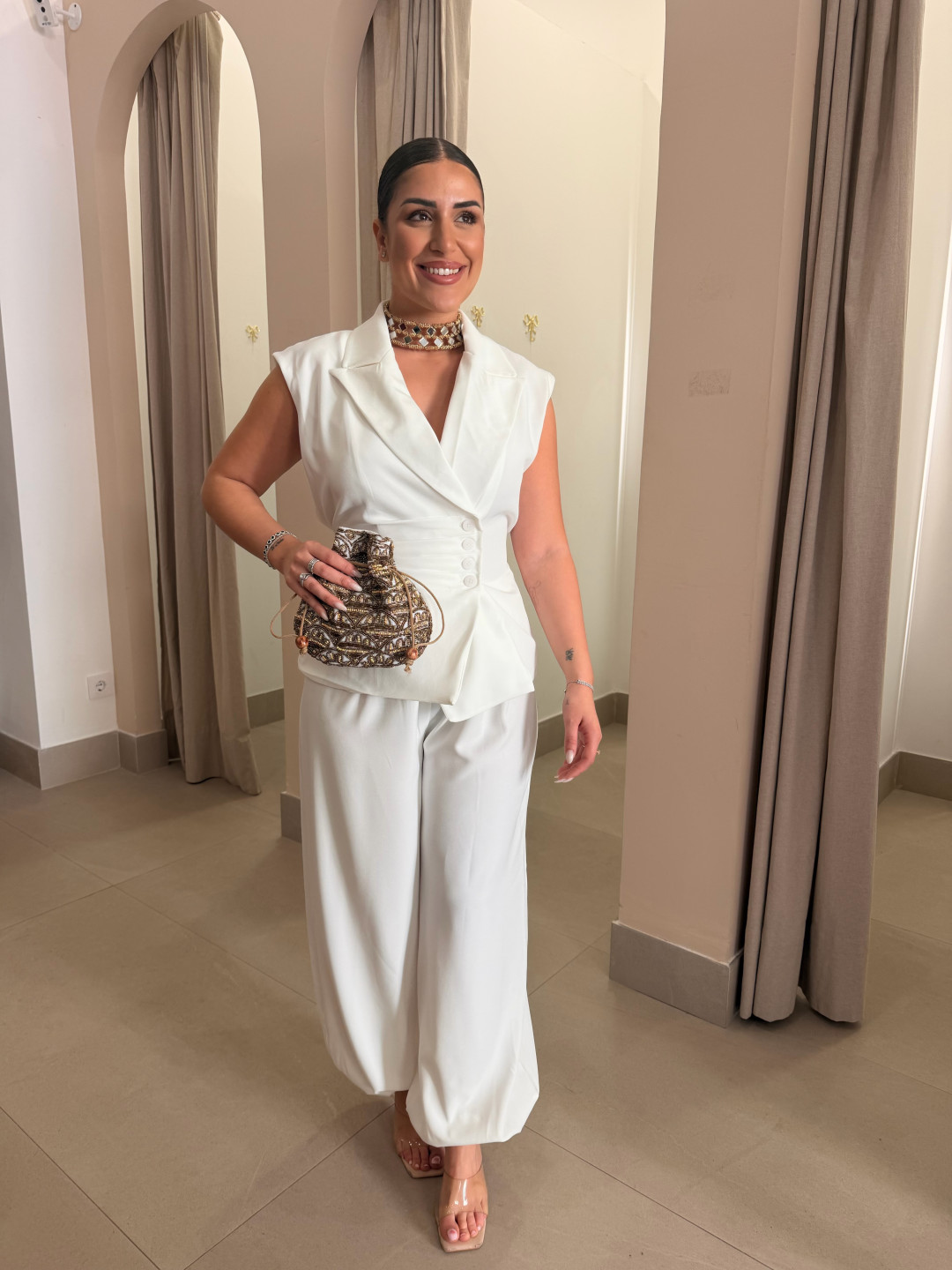 Conjunto Clara blanco