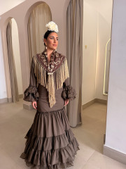 Vestido Fabiana marron chocolate