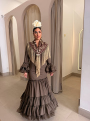 Vestido Fabiana marron chocolate