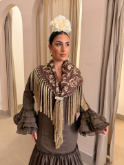 Vestido Fabiana marron chocolate