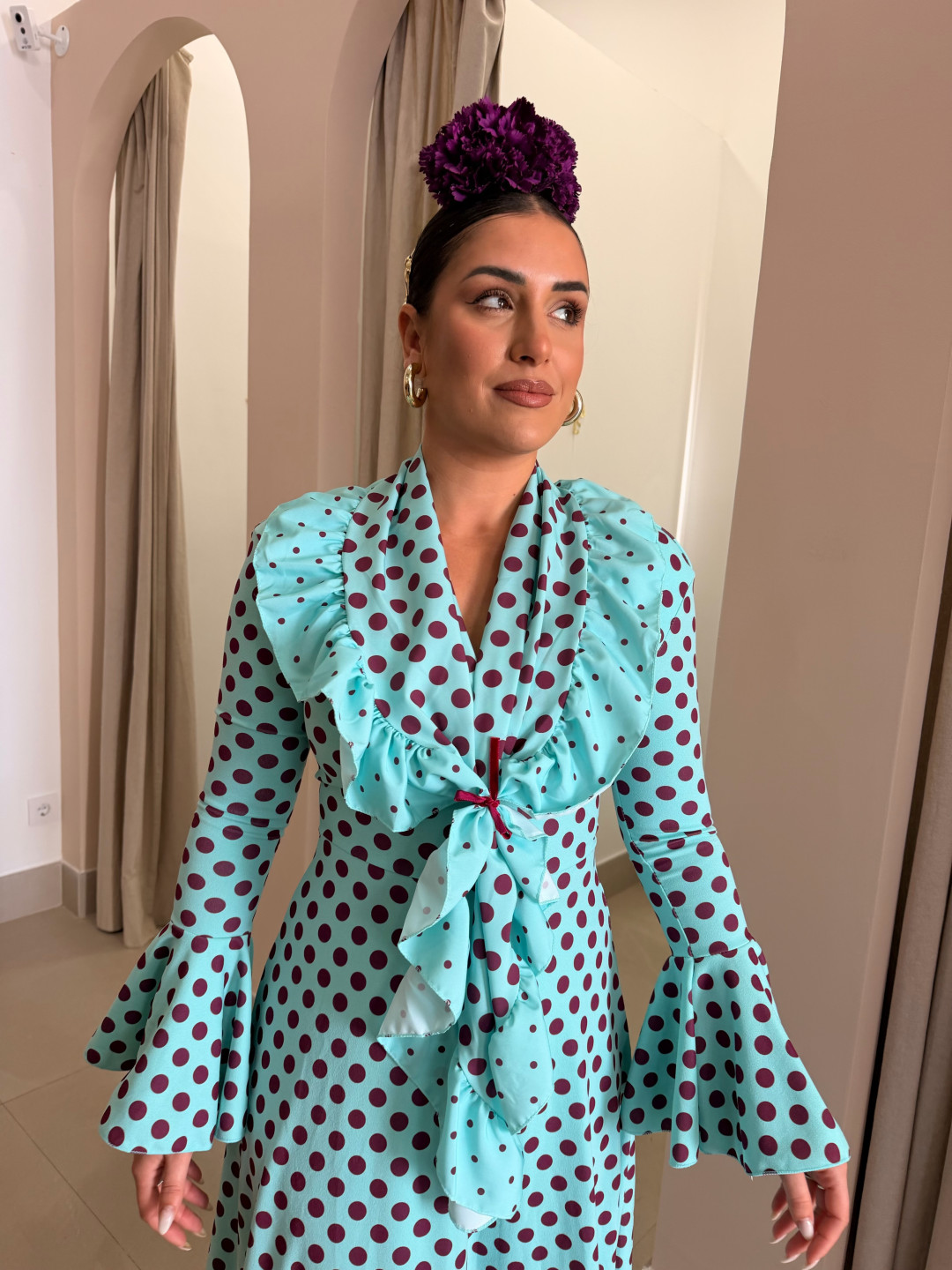 Piquillo Gines turquesa lunar bugambilla