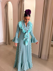 Piquillo Gines turquesa lunar bugambilla