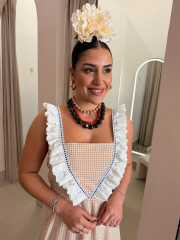 Bata vichy tira bordada