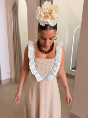 Bata vichy tira bordada