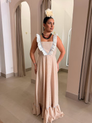 Bata vichy tira bordada