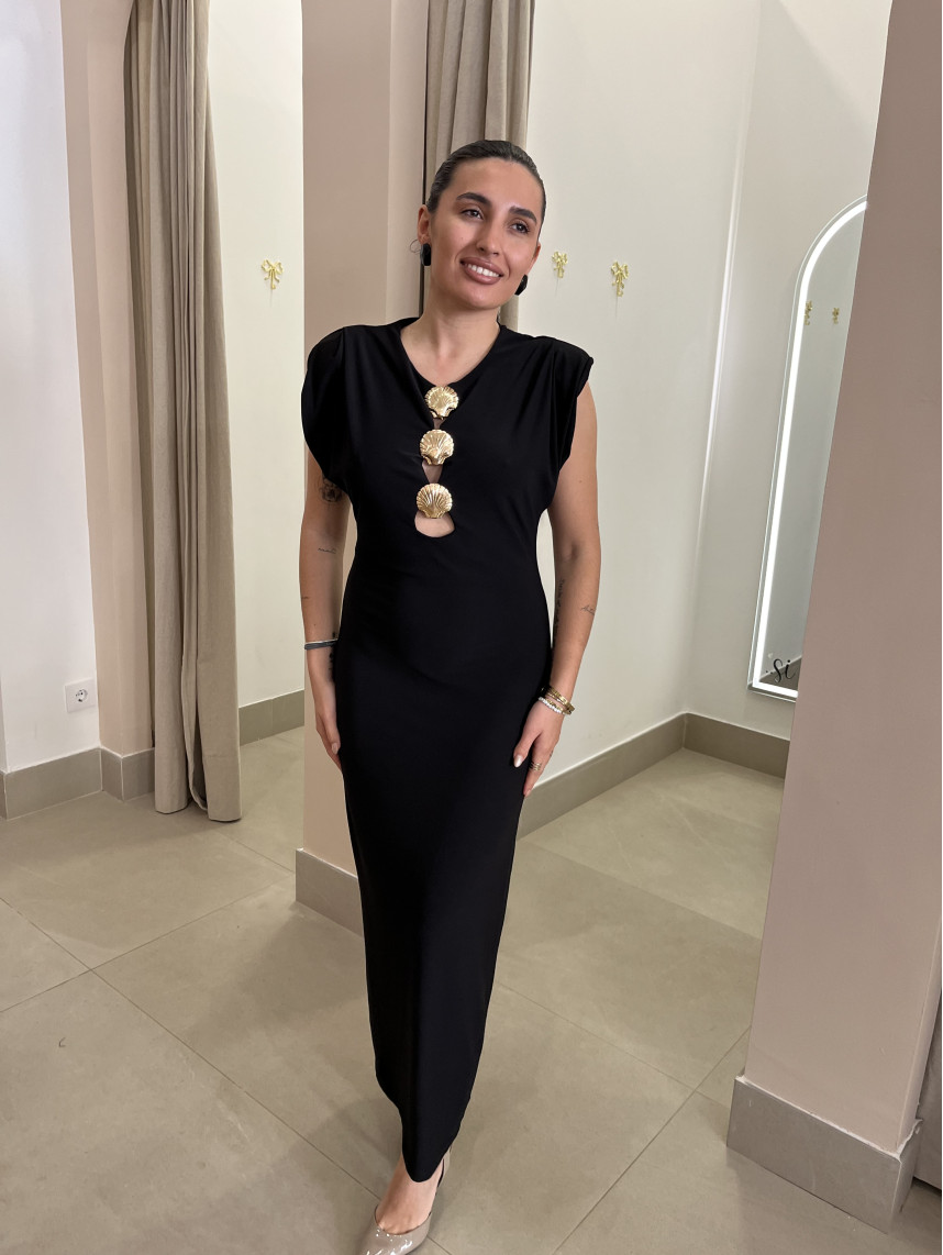 Vestido Concha negro