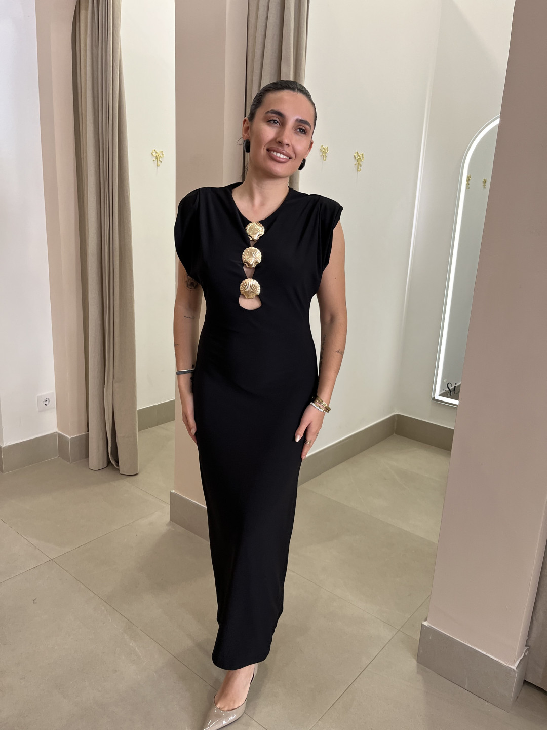 Vestido Concha negro