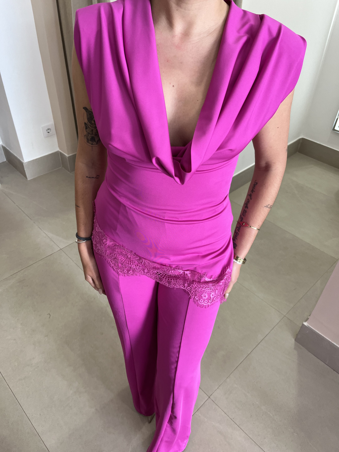 Conjunto elena fucsia