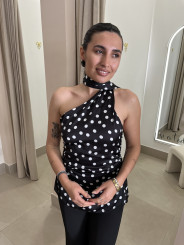 Top lunar detalle foulard