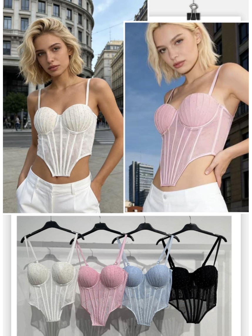 Corsé ballena encaje